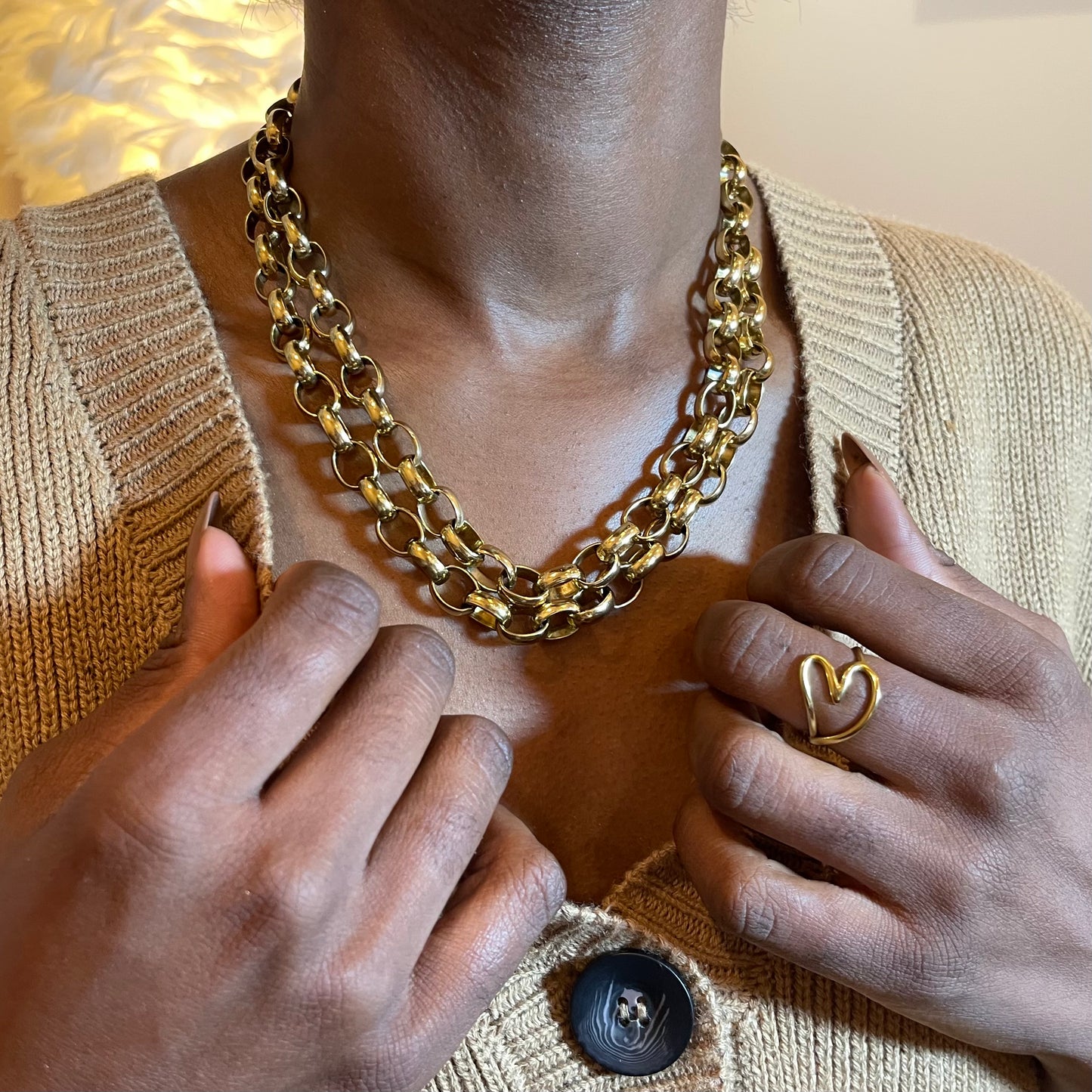 Round Links Necklace | The Consciously Lisa Collection