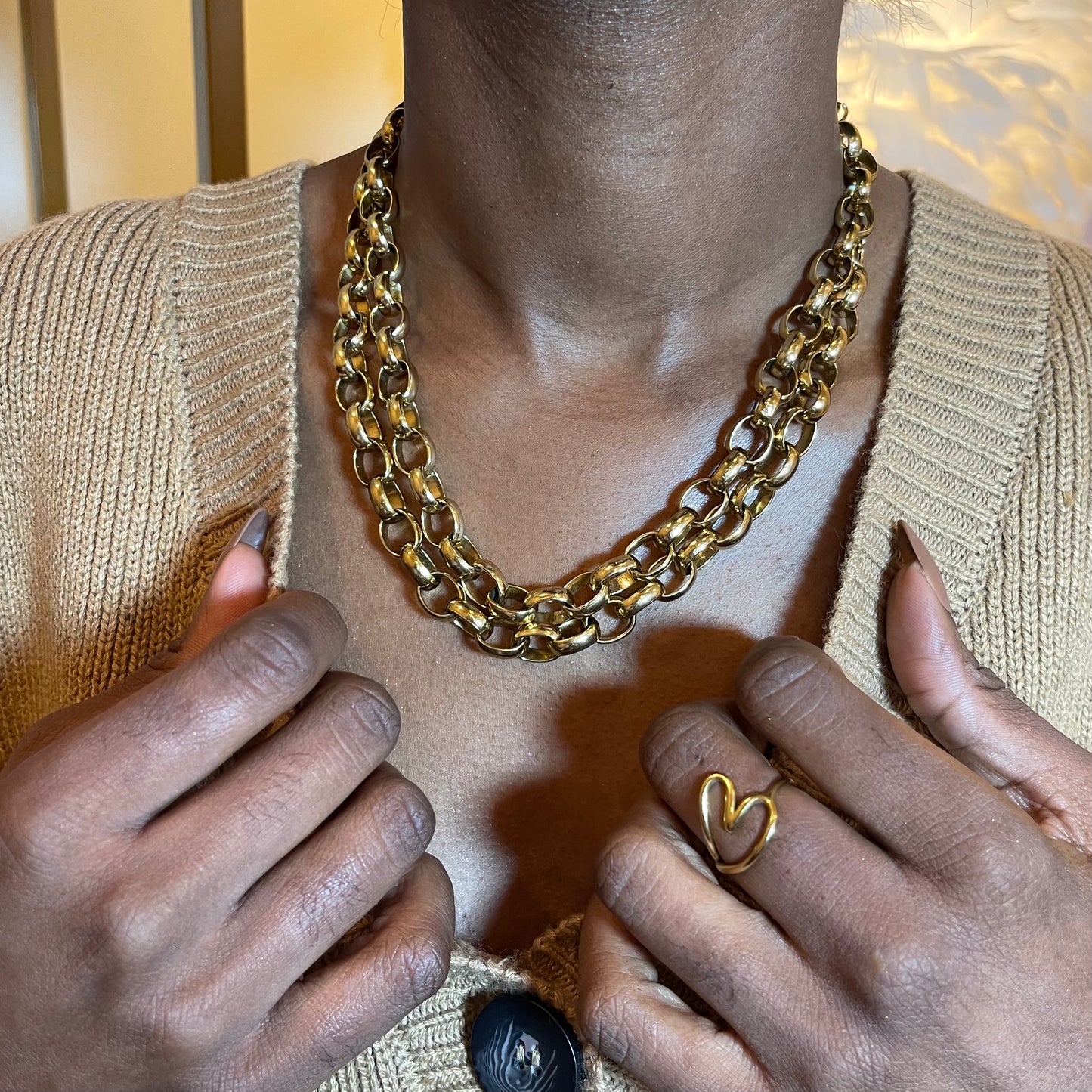 Round Links Necklace | The Consciously Lisa Collection