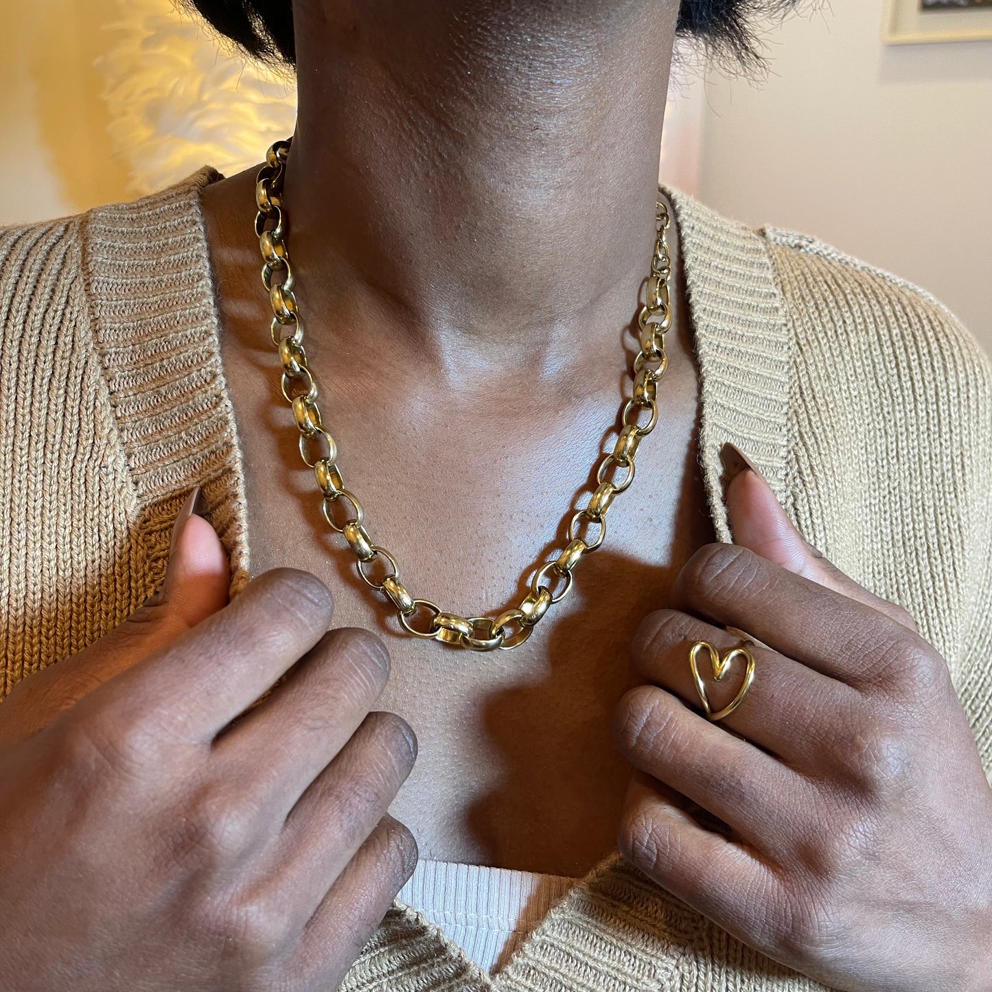 Round Links Necklace | The Consciously Lisa Collection