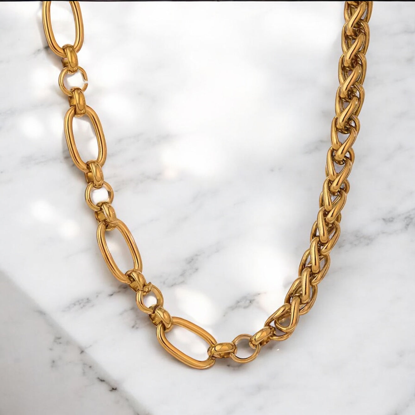 Duo-Chain Necklace + Bracelet Set | The Consciously Lisa Colletion