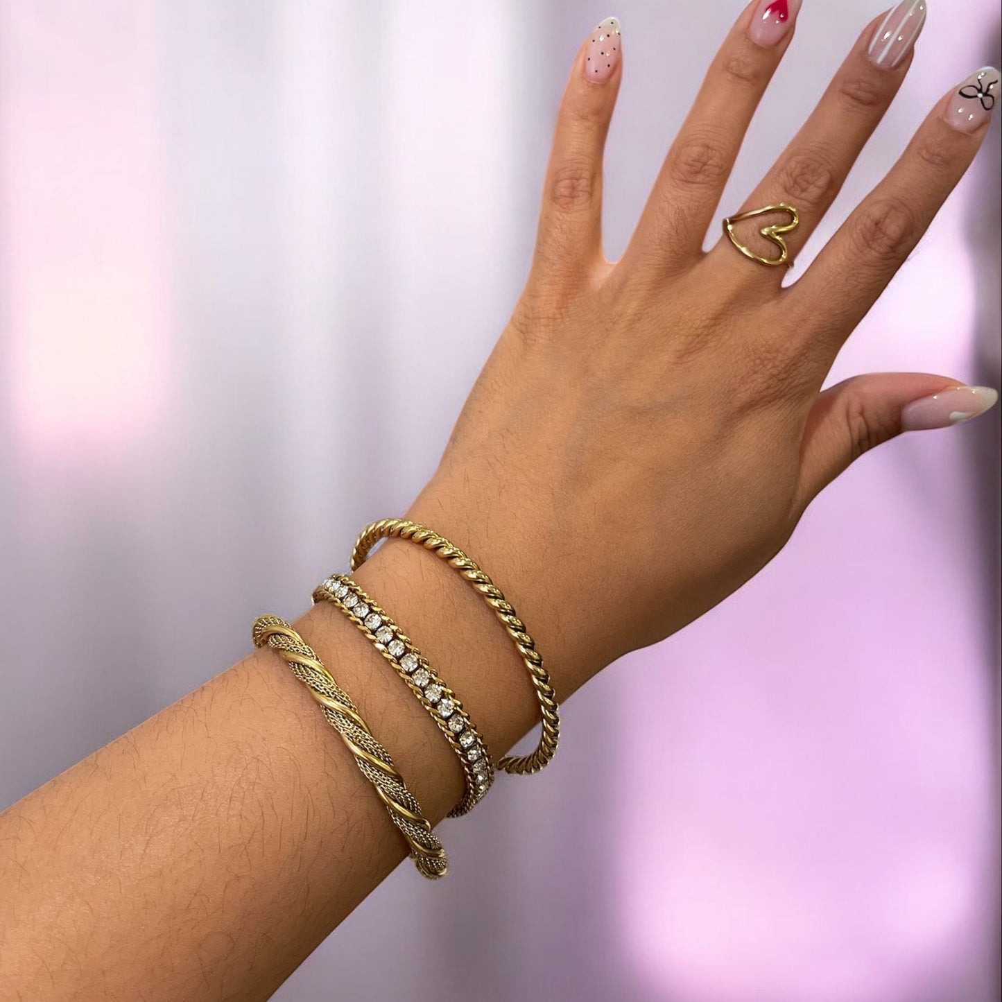 Quiet Luxury Bracelet Stack - Gold