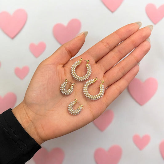 The Pretty Pearl Duo Earring Set