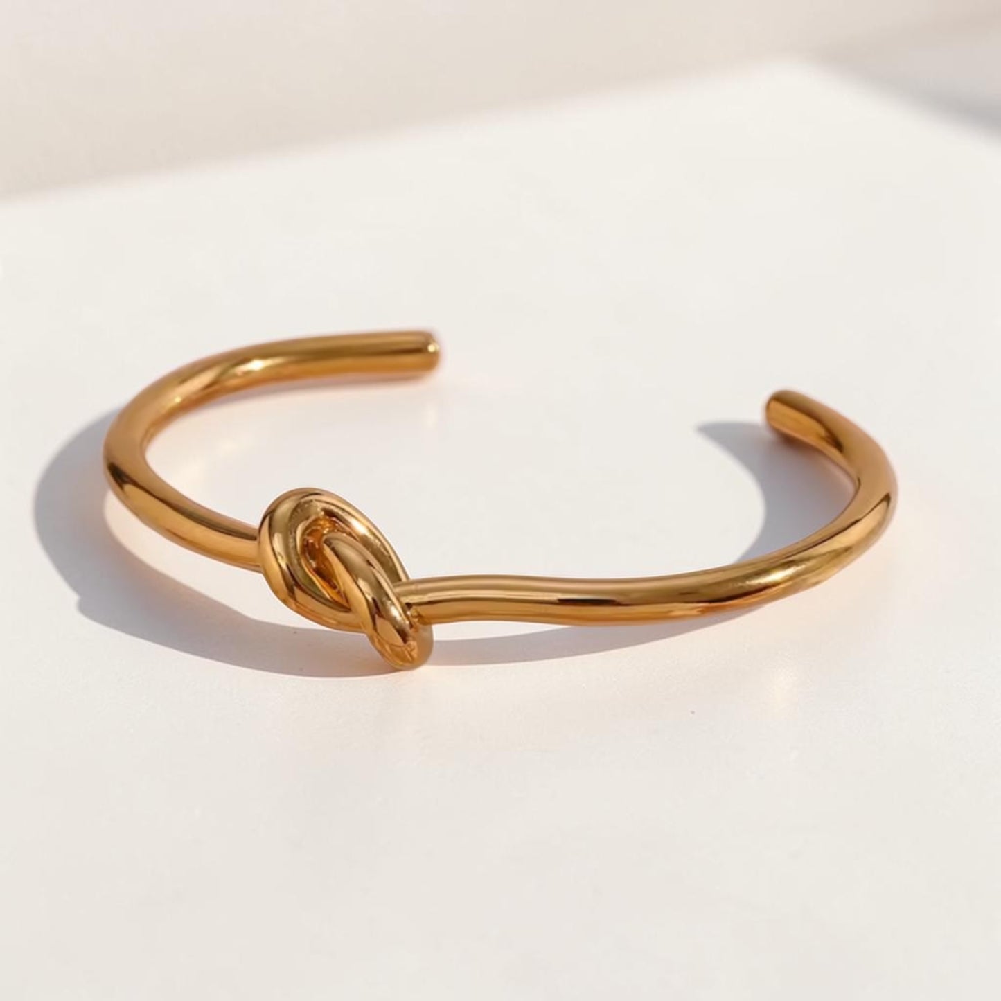 Knot Cuff Bracelet - Gold | The Consciously Lisa Collection