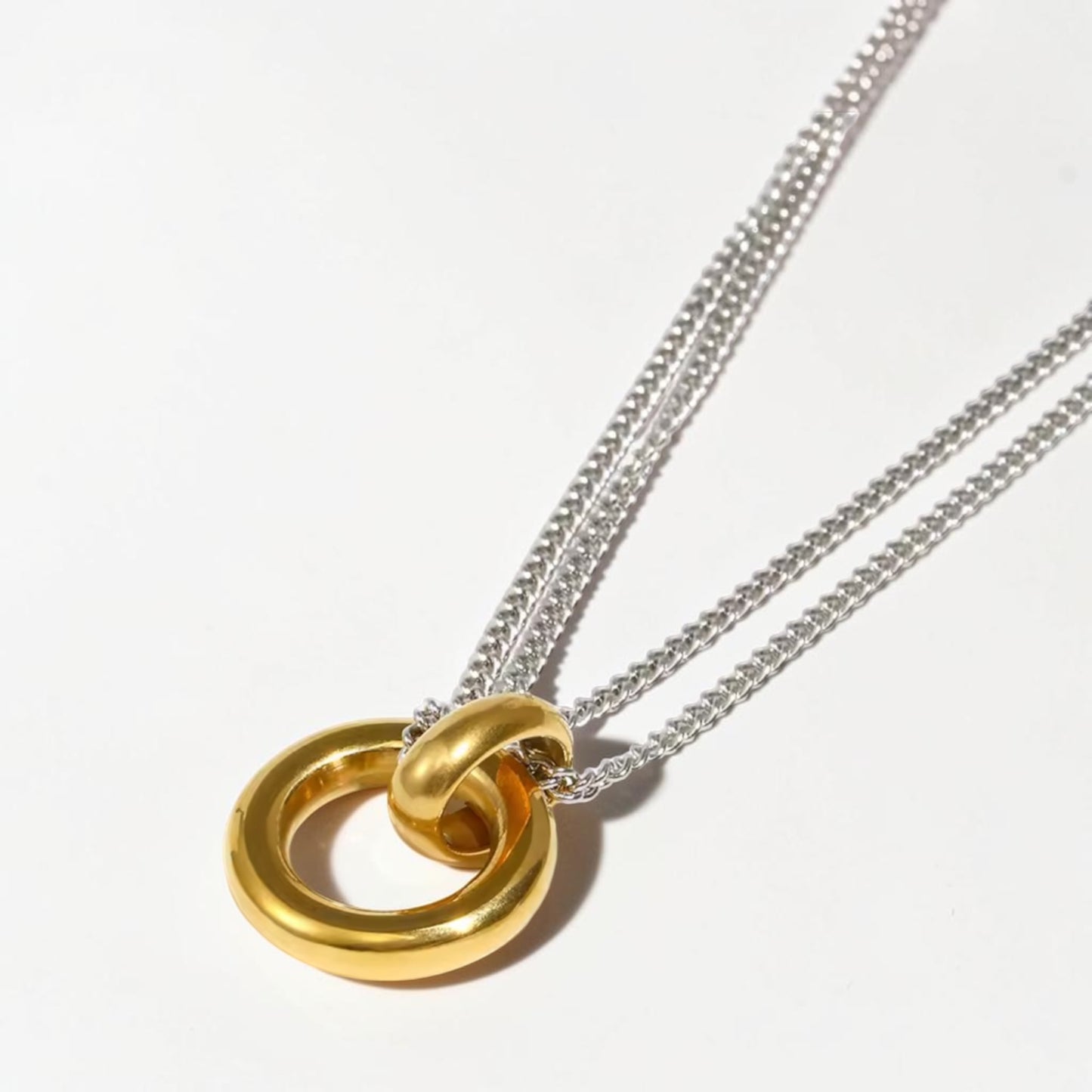 Interlocking Necklace - Mixed Metal | The Consciously Lisa Collection