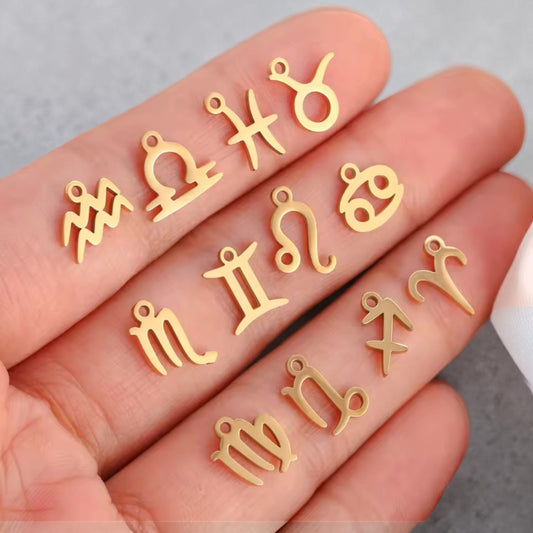 Zodiac Charm - Gold