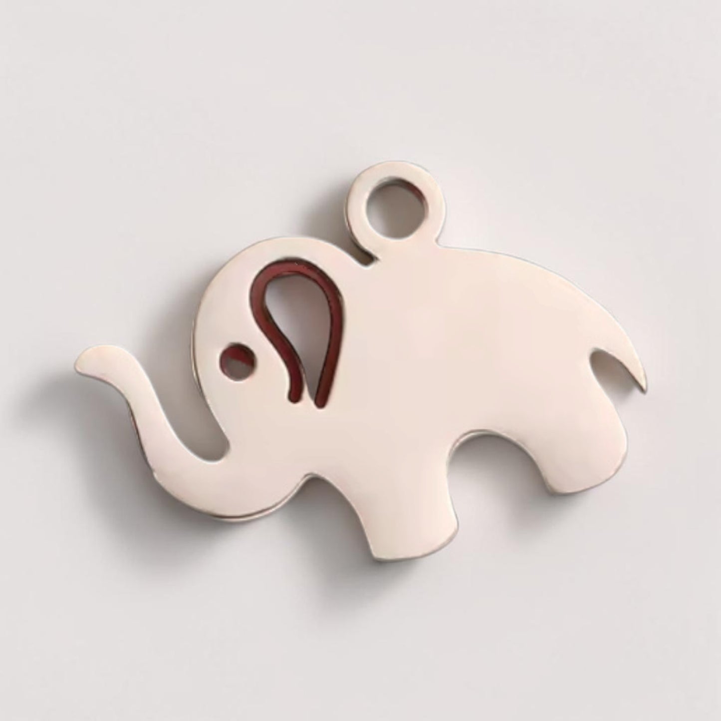 Elephant Charm - Silver