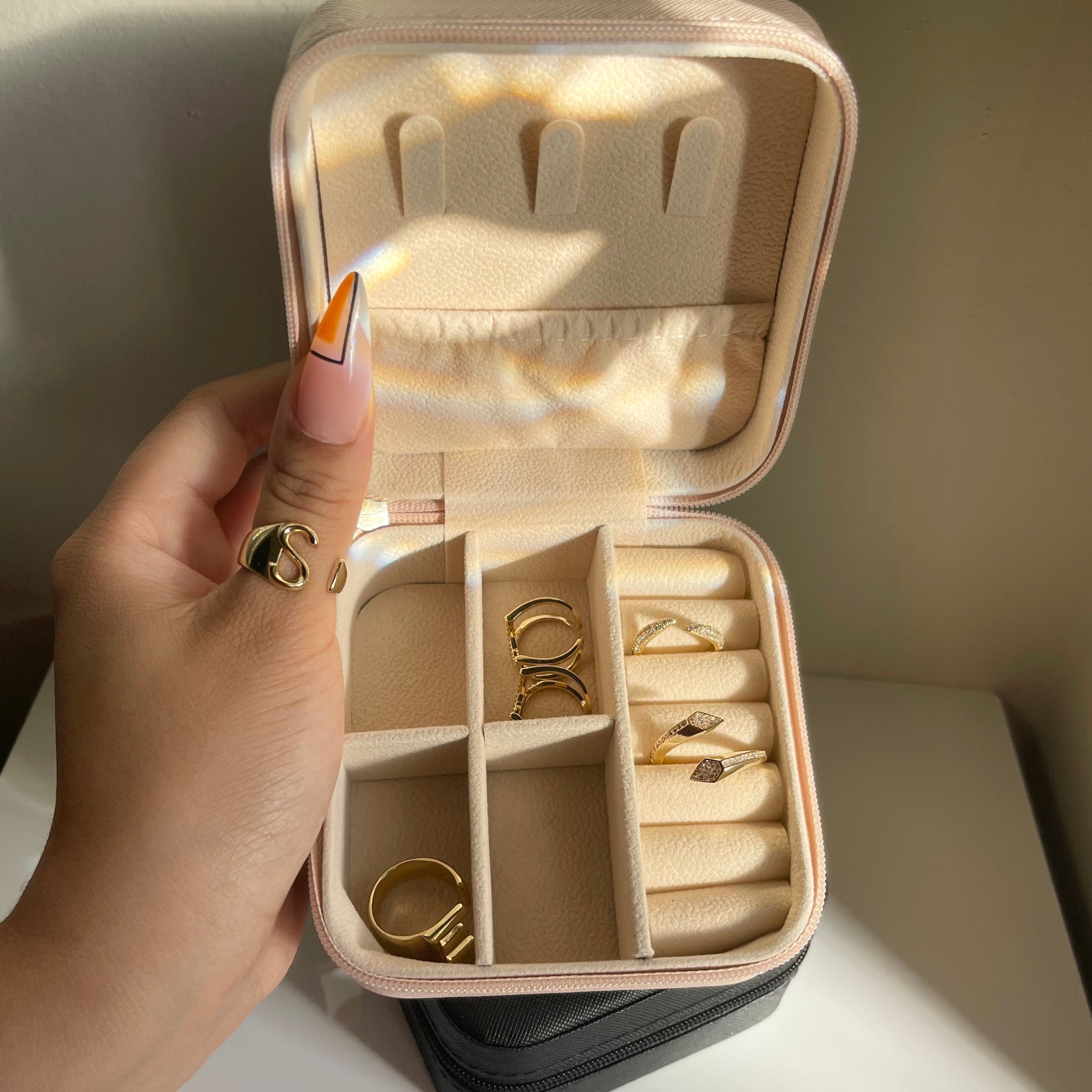 Cute Jewelry Travel Case Organizer Personalized Jewelry Travel